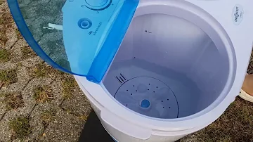Wie benutzt man eine Mini Waschmaschine?
