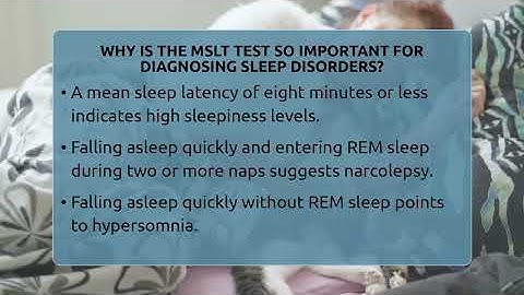 Why Is The MSLT Test So Important For Diagnosing Sleep Disorders? - Sleep Apnea Support Network