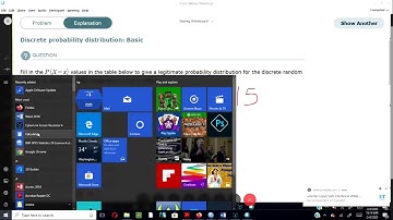 Discrete Probability distribution: Basic Aleks