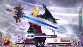 Cloud vs Lv. 100 Sephiroth (Strength: Maximum) - Dissidia: Duodecim 012 | One Winged Angel Synced