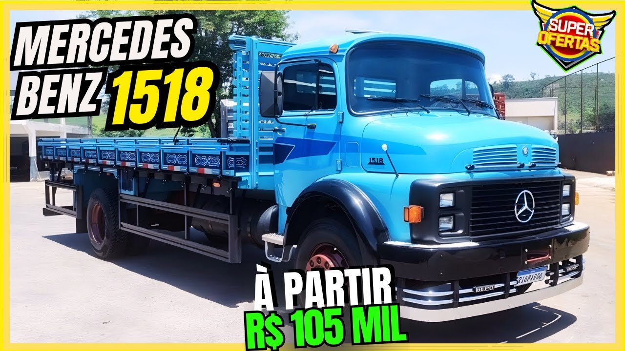 MERCEDES 1518 QUALIFICADO à PARTIR DE 105 MIL 
