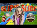 CRAZY MYSTERY INGREDIENT SLIP N’ SLIDE CHALLENGE!