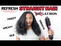 How To Refresh Straight Hair or Silk Press