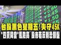 台股黑色星期五! 失守45K暴跌1683點「四貸同堂」成趨勢 股市若反轉恐翻盤｜TVBS新聞 @TVBSNEWS01