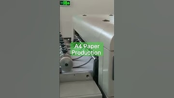 A4 Paper Production Process