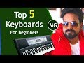 TOP 5 keyboard for beginners  Musical Guruji - YouTube