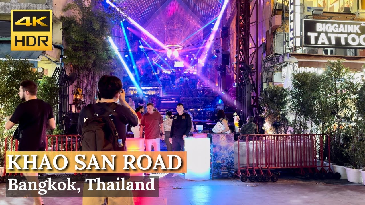 Khaosan Road April 2022 - Bangkok - YouTube