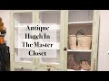 Dream Home Master Closet Antique Hutch | Closet Ideas