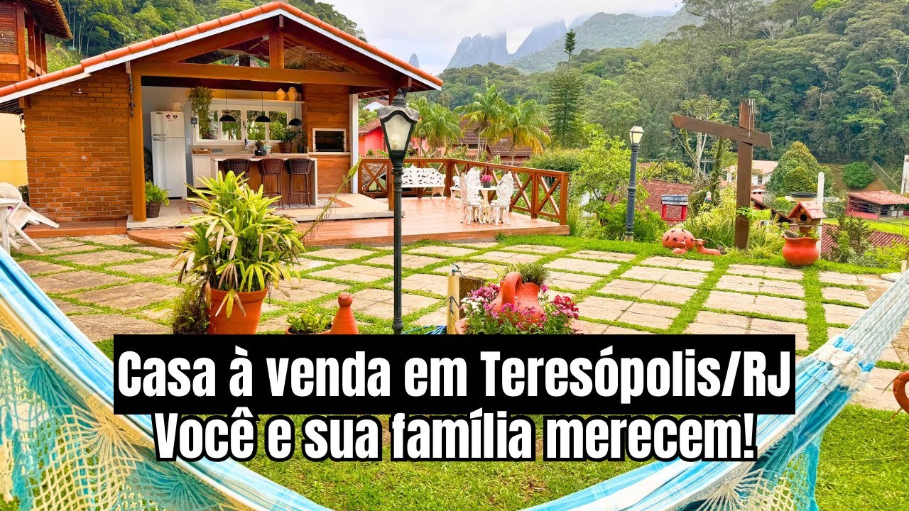 Os cariocas estão trocando a vista do mar pela vista das montanhas - Casa à venda no Comary , BRICK