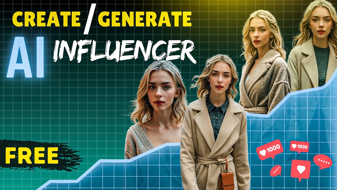 How I Created Realistic AI Influencer for FREE - AI Influencer Tutorial ...