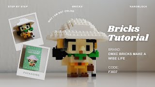 How to Build Usopp One Piece Building Blocks | DMXC Bricks Make a Wise Life F3037 | 204 Pieces