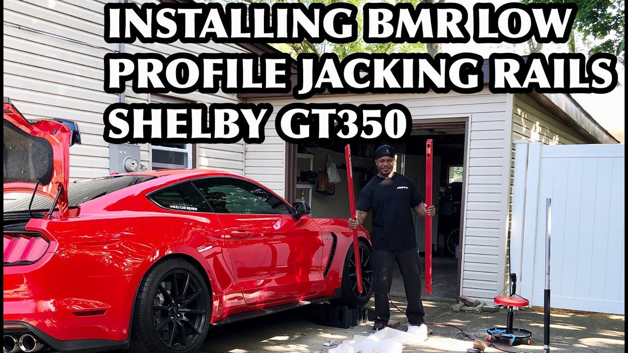 FINALLY INSTALLING BMR LOW PROFILE JACKING RAILS SHELBY GT350 WHAT A ...
