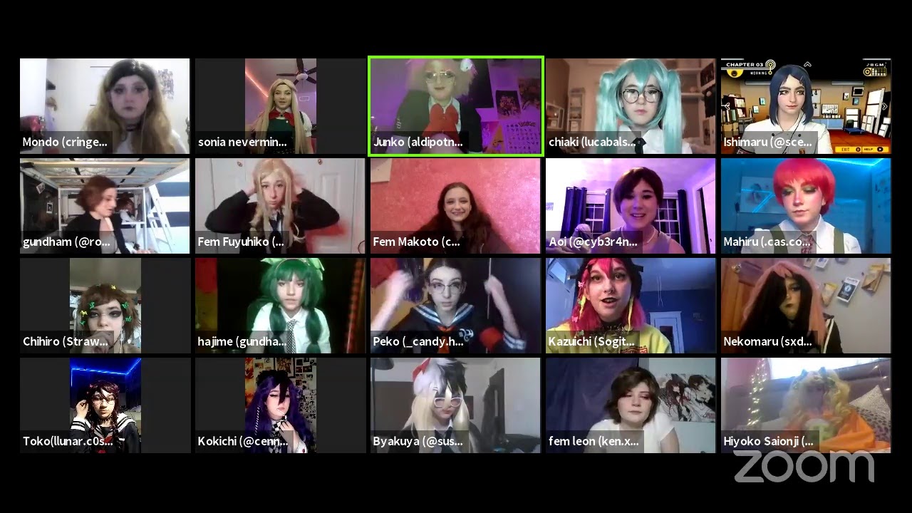 Danganronpa genderbend panel