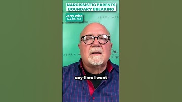 Narcissistic parents use their power to break your boundaries 💪