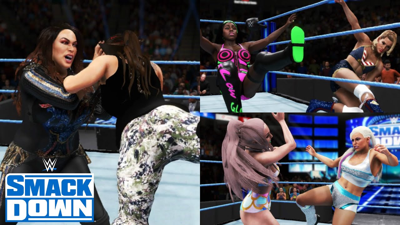 WWE 2K20 SMACKDOWN MONEY IN THE BANK QUALIFYING MATCHES YouTube