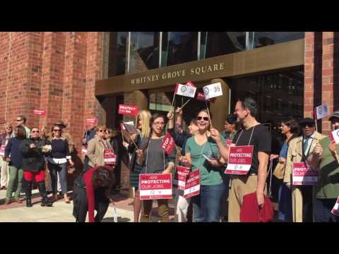 Yale Labor Unions Protest