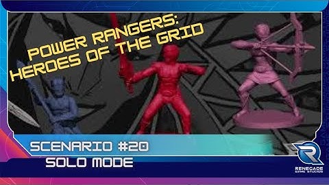 Power Rangers: Heroes of the Grid Scenario #20 - Solo Mode