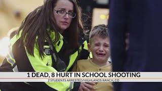 1 dead, 8 hurt in school shooting
