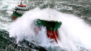 top 10 biggest ships in storm extreme largest waves in sea