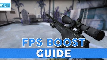 HOW TO BOOST / INCREASE FPS IN CS GO