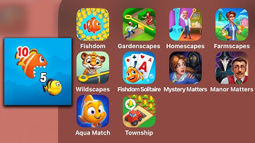 Fishdom - Gameplay Walkthrough - Match 3 & Fish Puzzle Game (iOS, Android)