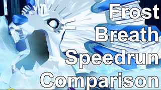 Frost Breath Top 3 speedruns comparison
