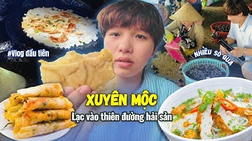 Khám Phá Xuyên Mộc Vũng Tàu – Lạc vào chợ hải sản siêu rẻ | Chuyến đi đầu đời #vlog1