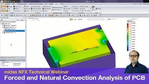 Simulate Forced and natural convection of PCB using NFX CFD