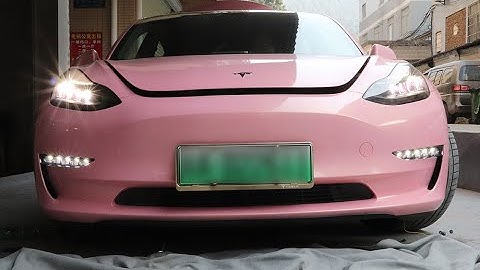 Tesla Model 3 DRL LED Daytime driving turn signal Lights