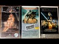 Arcade1Up Star Wars Cabinet and Star Wars Original VHS Cassettes and Star Wars Drawings