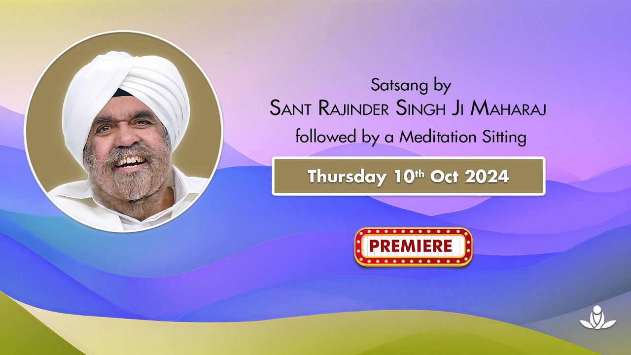 Satsang By Sant Rajinder Singh Ji Maharaj - Oct 10, 2024