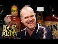 David Harbour Struggles with Spicy Wings on Hot Ones 🌶️