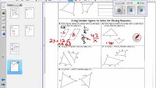Using Similar Figures to Solve for Missing Measures