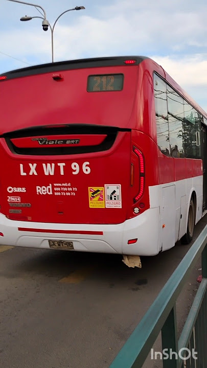 Marcopolo Gran Viale BRT Volvo B8RLEA Subus Chile S.A Recorrido 212 (LXWT96)