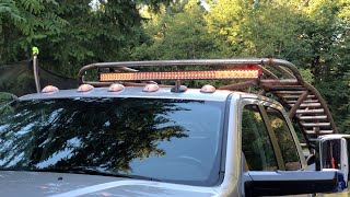 52' Auxbeam Curved Color Changing Light Bar