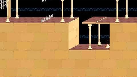 Prince of Persia (DOS, 1989) - Level 4 Possible New Strat for 100% Speedrun