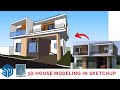 Easy 3d house modeling in sketchup sketchup house design