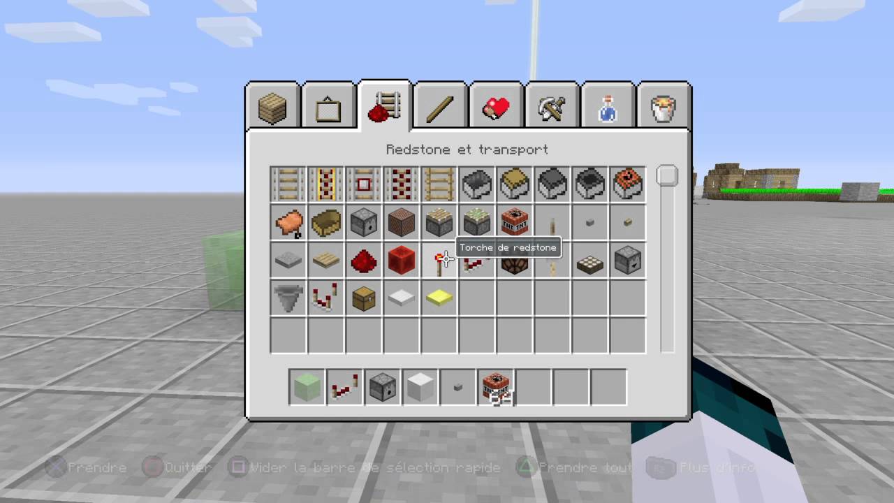 Minecraft: Ps4 Tuto RedStone #002 : propulseur a tnt - YouTube