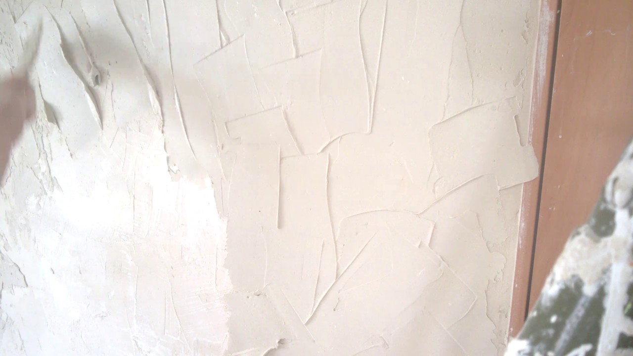 красивая декоративная штукатурка из шпаклевки своими руками - YouTube