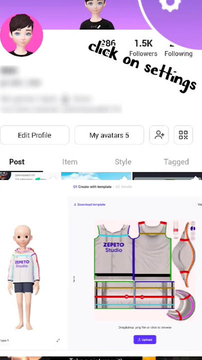 How to create items in Zepeto/read description#zepeto #shorts #shorts#ke2un #tutorial #trending#new