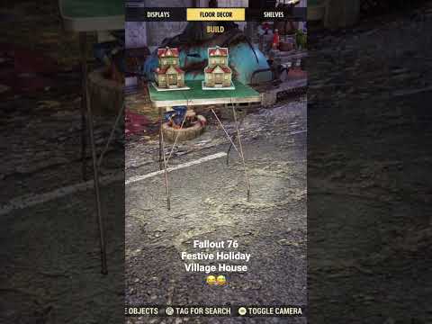 Fallout 76 Festive Holiday Village House - YouTube