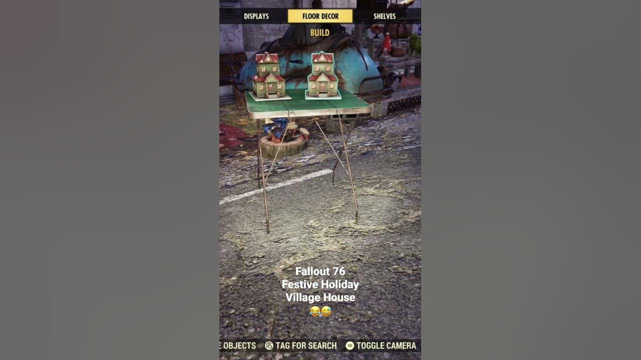 Fallout 76 Festive Holiday Village House - YouTube