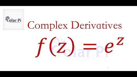 Complex Analysis: Complex Derivatives - d/dz(e^z)