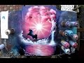 Pink Unicorn - SPRAY PAINT ART - By Skech