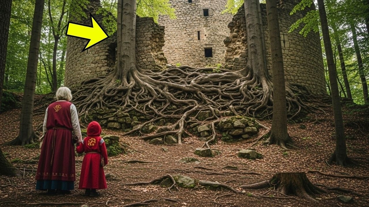 ÄLTERE WITWE erbt SCHLOSS mit RIESIGEN WURZELN überwuchert, was sie fand veränderte…