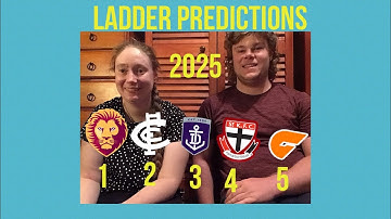 2025 AFL Ladder Predictions