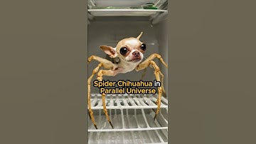 SPIDER CHIHUAHUA IN PARALLEL UNIVERSE (AI Generated) #shorts #short #dog #spider #chihuahua