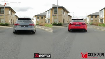 Audi RS6 C7 Exhaust Sound Off - Scorpion/Akrapovic/Milltek Comparison - Progressive Parts