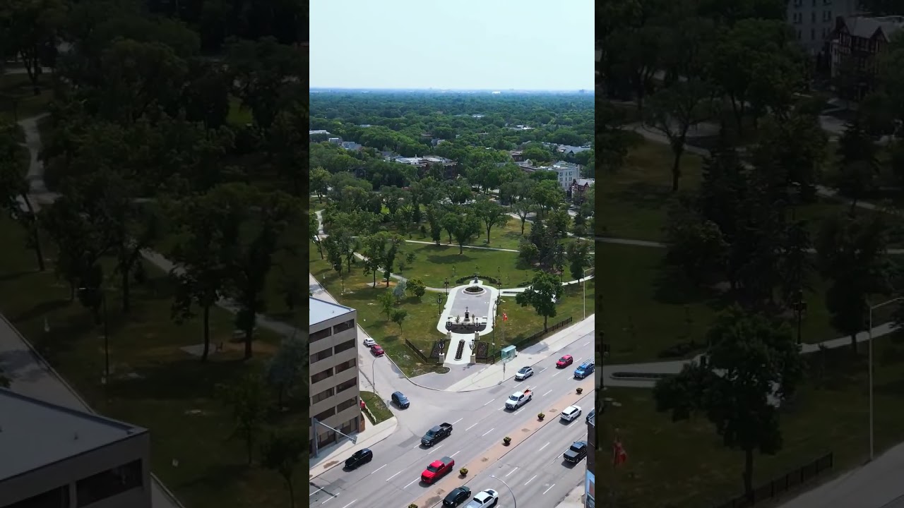 Exploring downtown Winnipeg Manitoba with the 