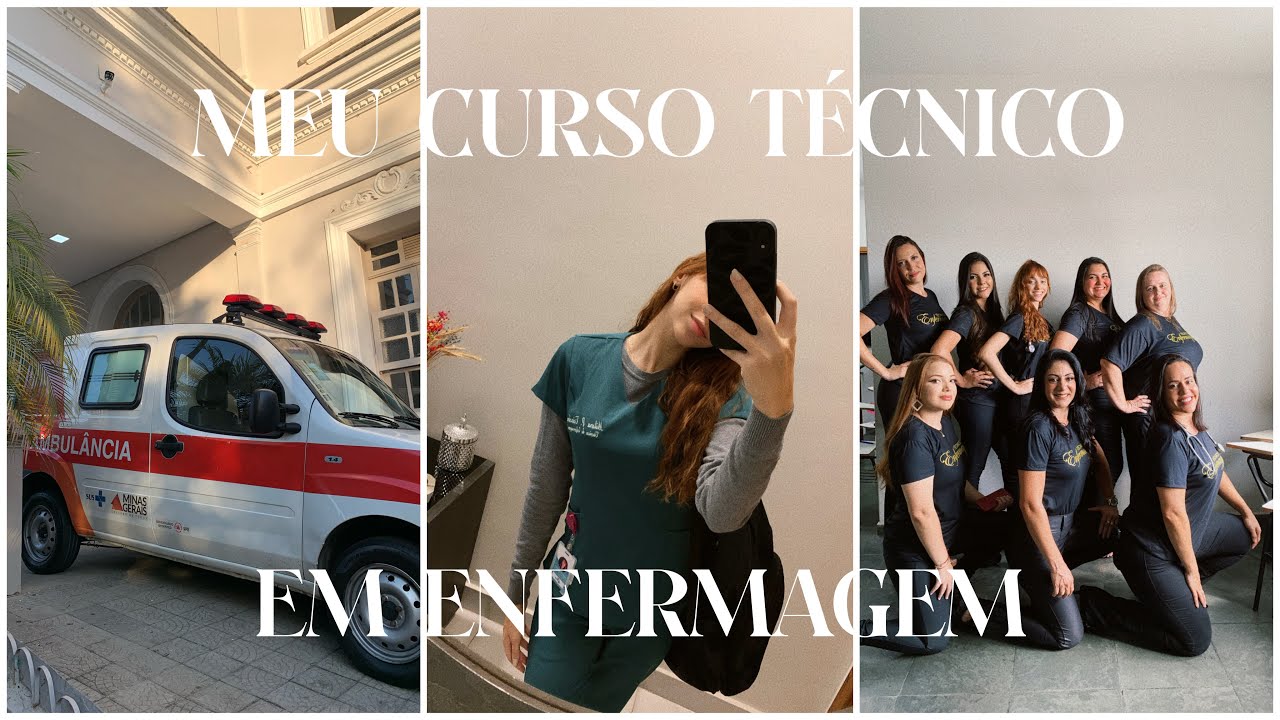 MEU CURSO TÉCNICO EM ENFERMAGEM - como entrei, grade curricular, estágios e dificuldades